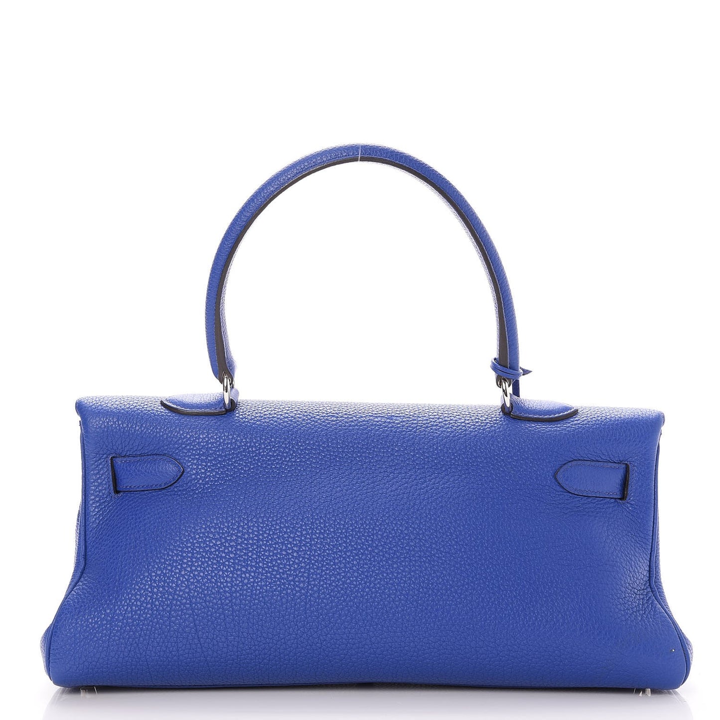 Taurillon Clemence Shoulder Kelly 40 Bleu Electrique
