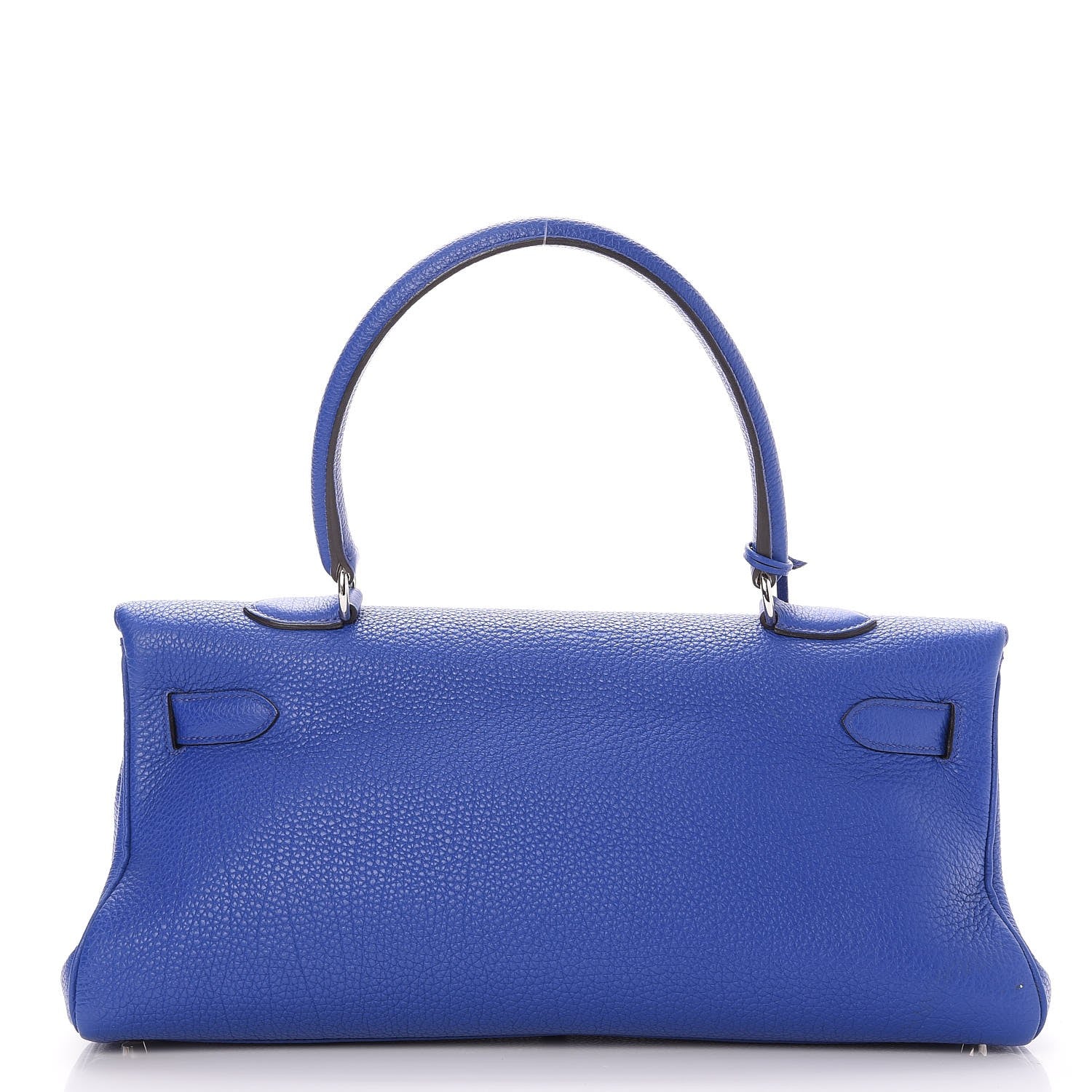 Hermes Taurillon Clemence Shoulder Kelly 40 Bleu Electrique 5 of 32