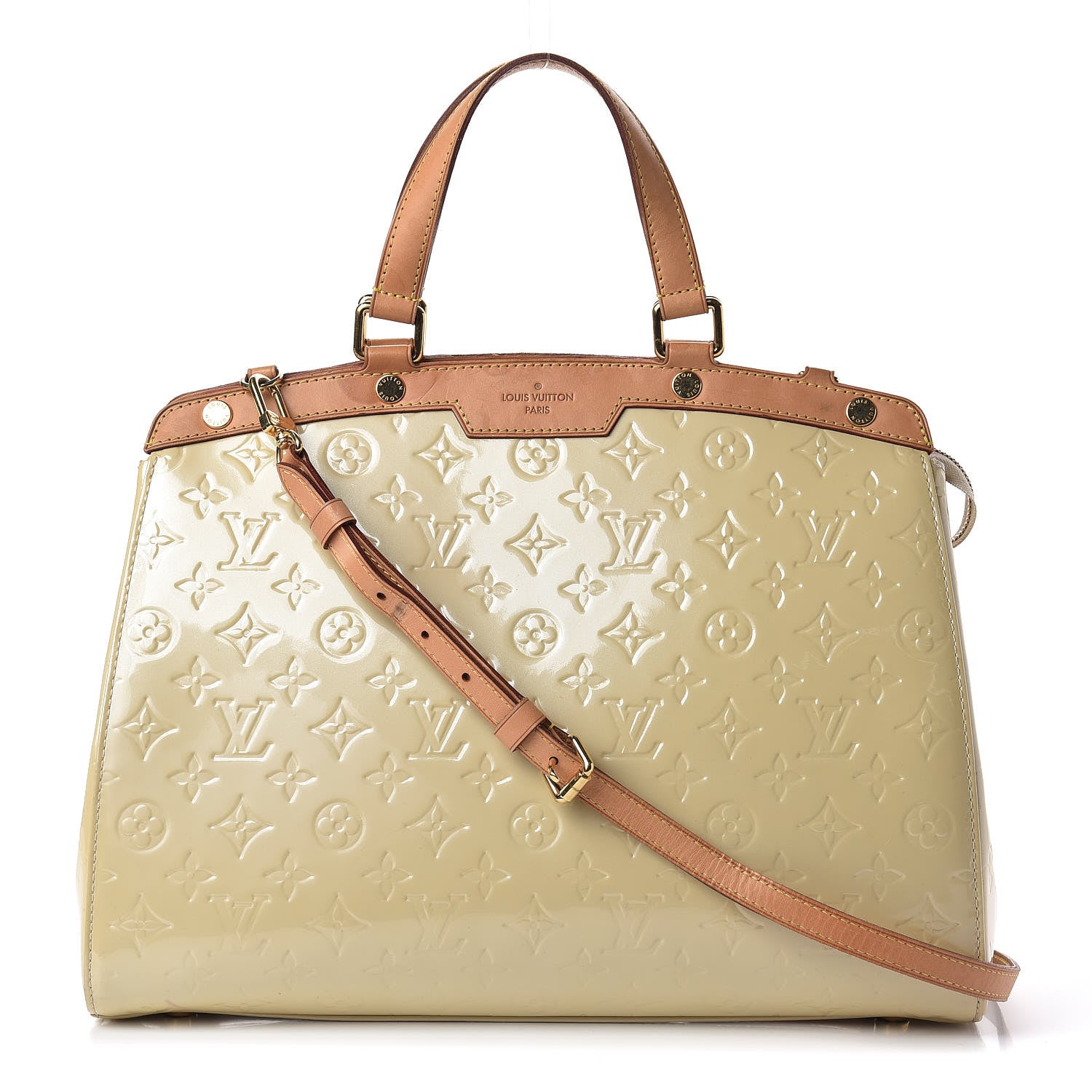 Louis Vuitton Vernis Brea GM Blanc Corail 1 of 15