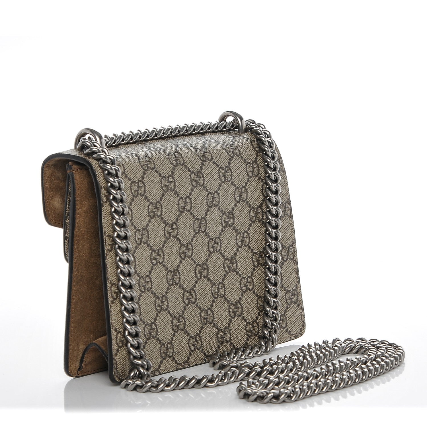 Gucci GG Supreme Monogram Mini Dionysus Shoulder Bag Taupe 3 of 6