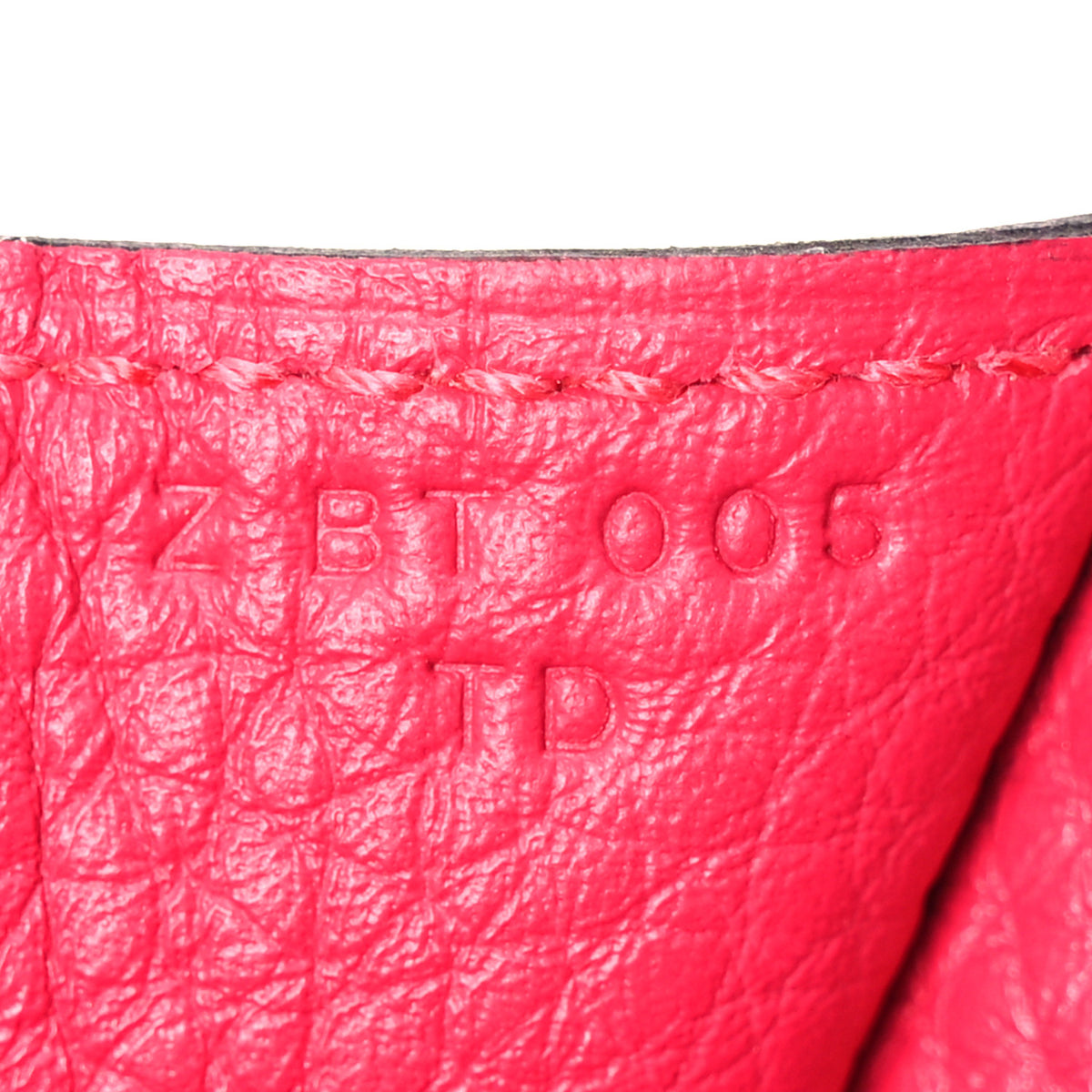 Hermes Taurillon Clemence Halzan 25 Rose Shocking 8 of 11