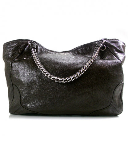 Prada Cervo Lux Chain Shoulder Bag Ebano 1 of 12