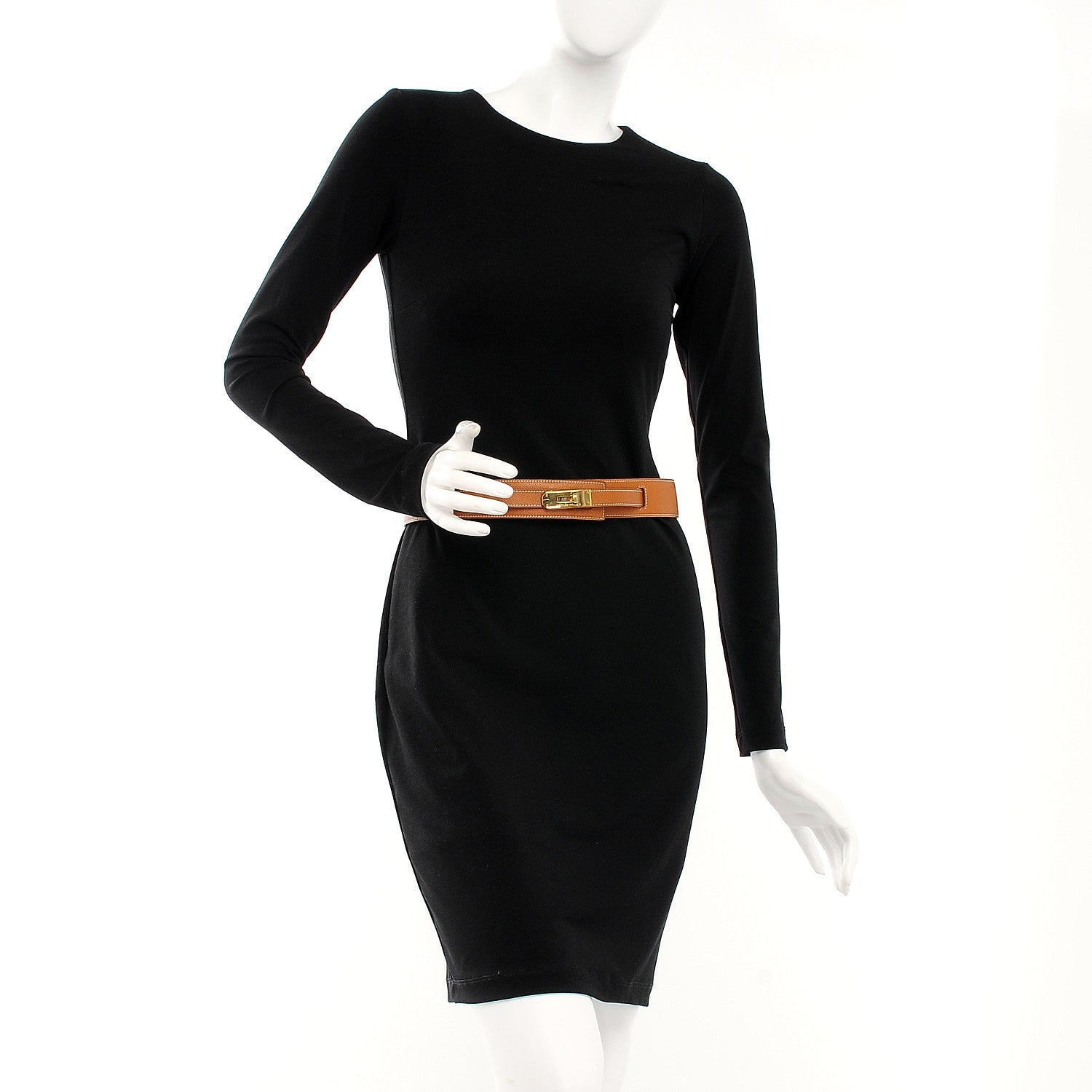 Hermes Courchevel Adjustable Kelly Belt 75 Gold 2 of 5