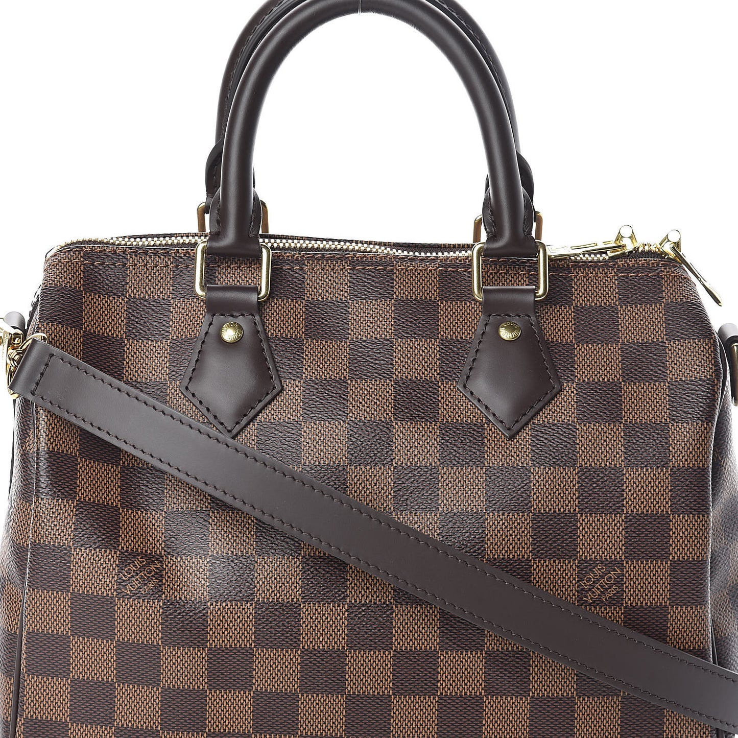 Damier Ebene Speedy Bandouliere 25