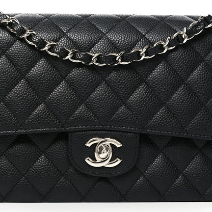 Chanel Caviar Quilted Medium Double Flap Black 8 of 11