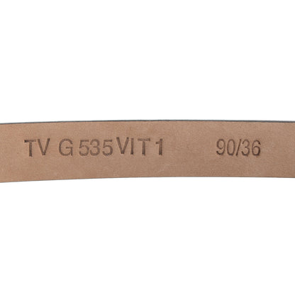 Valentino Garavani Leather Rockstud Belt Blue 90 36 4 of 5