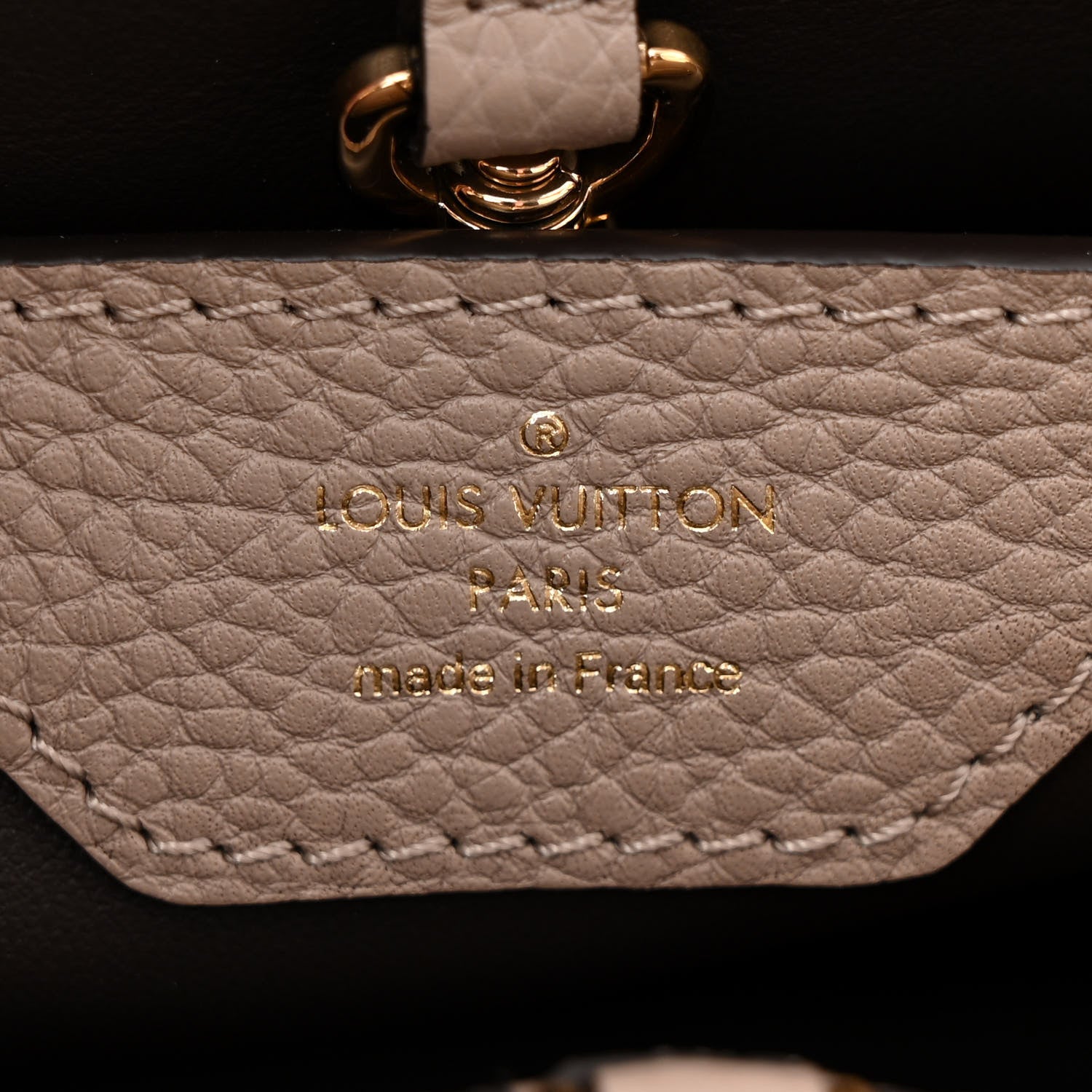 Louis Vuitton Taurillon Python Capucines MM Galet 6 of 9