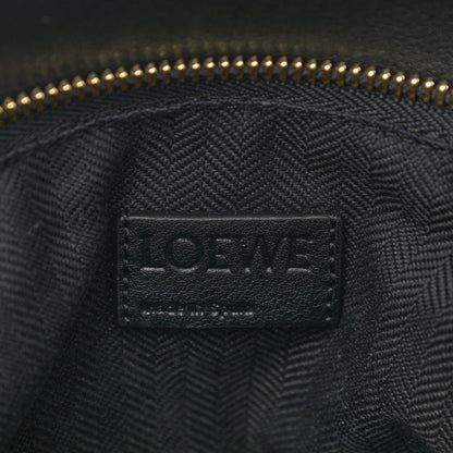 Loewe Calfskin Suede Medium Puzzle Bag Gold Avocado Green 6 of 11