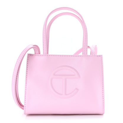 Telfar Vegan Leather Small Shopping Bag Bubblegum 1 of 9