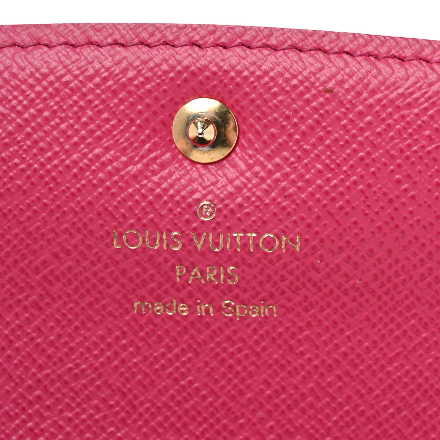 Monogram Bloom Flower Emilie Wallet Fuchsia