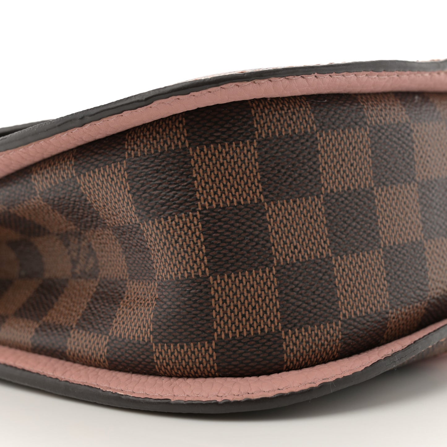 Damier Ebene Cuir Taurillon Wight Magnolia