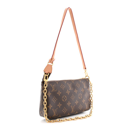 Louis Vuitton Monogram Chain Pochette Accessories 3 of 10