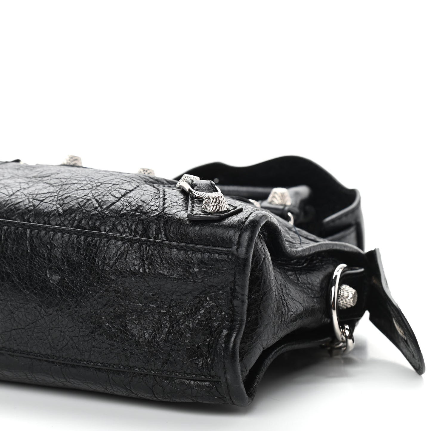 Agneau Giant 12 Silver Hardware Mini City Black