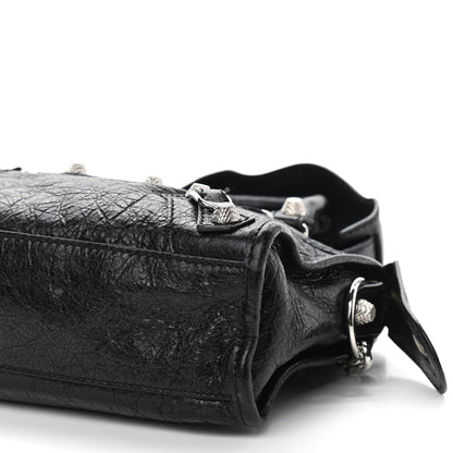 Balenciaga Agneau Giant 12 Silver Hardware Mini City Black 10 of 10