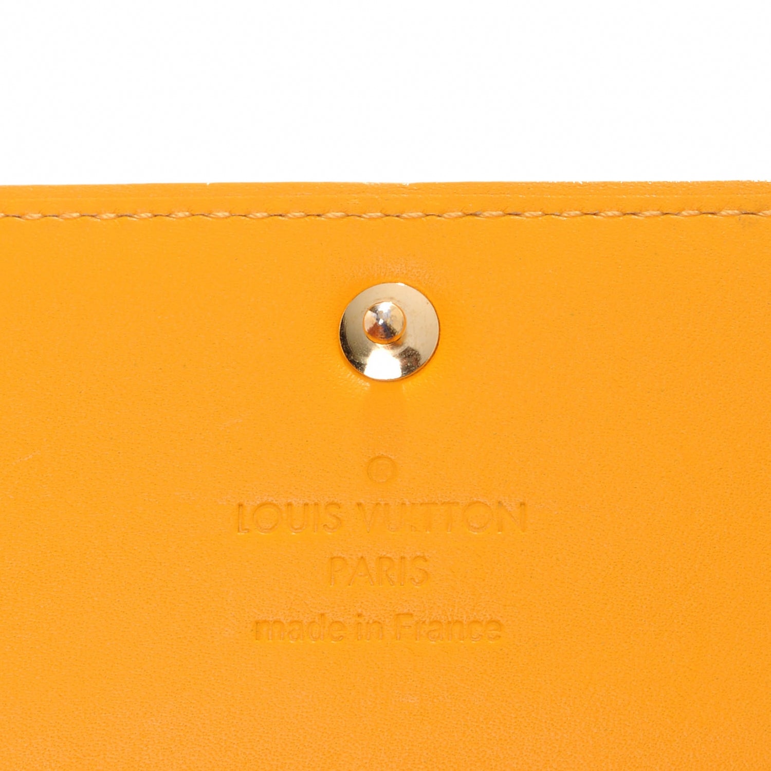 Louis Vuitton Vernis Sarah Wallet Jaune Passion 6 of 7