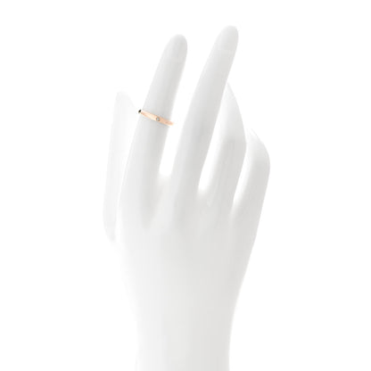 Cartier 18K Pink Gold Diamond 2.6mm 1895 Wedding Band Ring 49 5 2 of 5