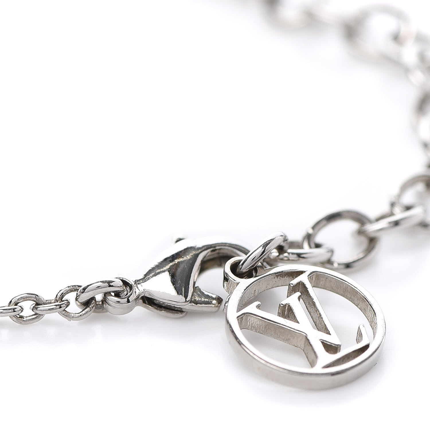 Louis Vuitton Essential V Supple Bracelet Silver 7 of 8