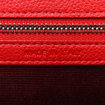 Christian Dior Grained Calfskin Medium Diorama Flap Bag Red 7 of 18