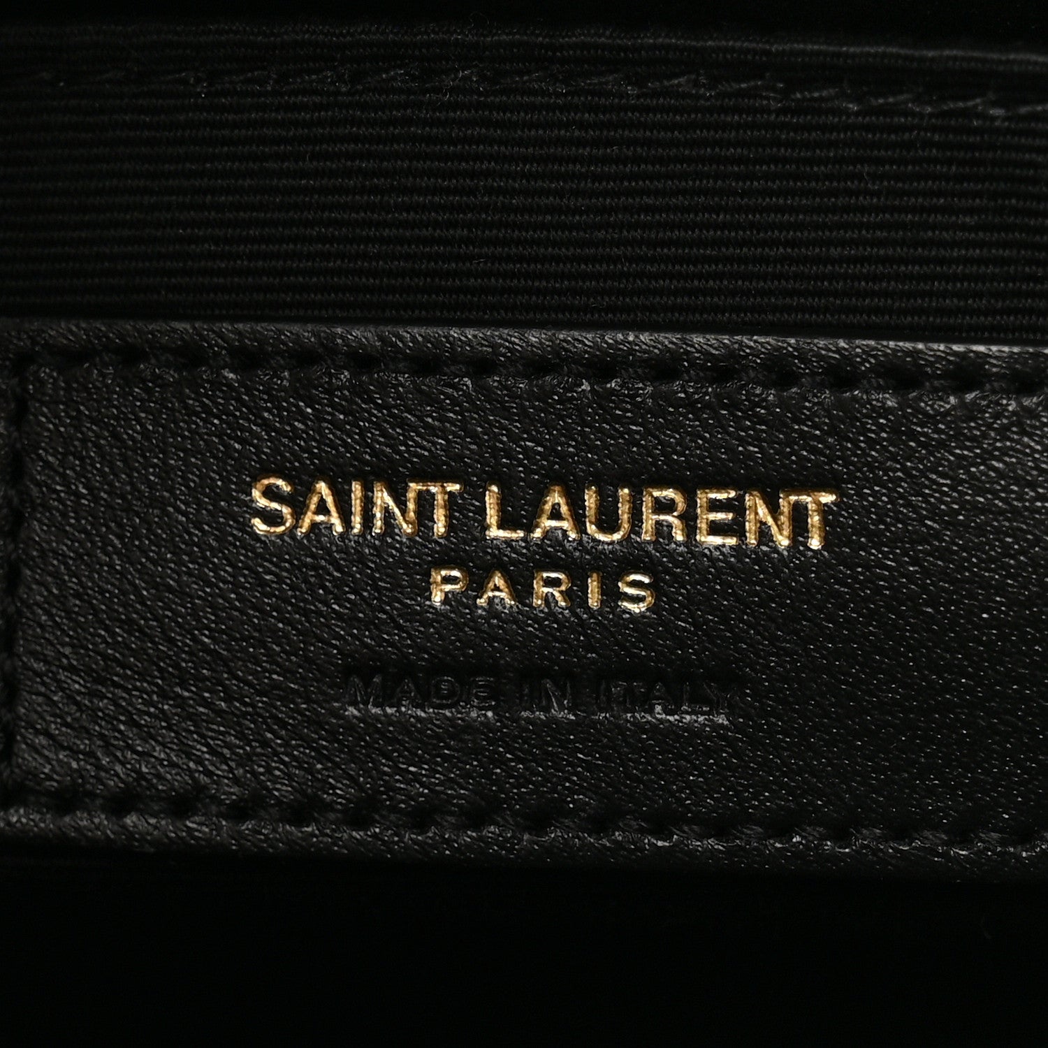 Saint Laurent Calfskin Matelasse Monogram Lou Camera Bag Black 6 of 12