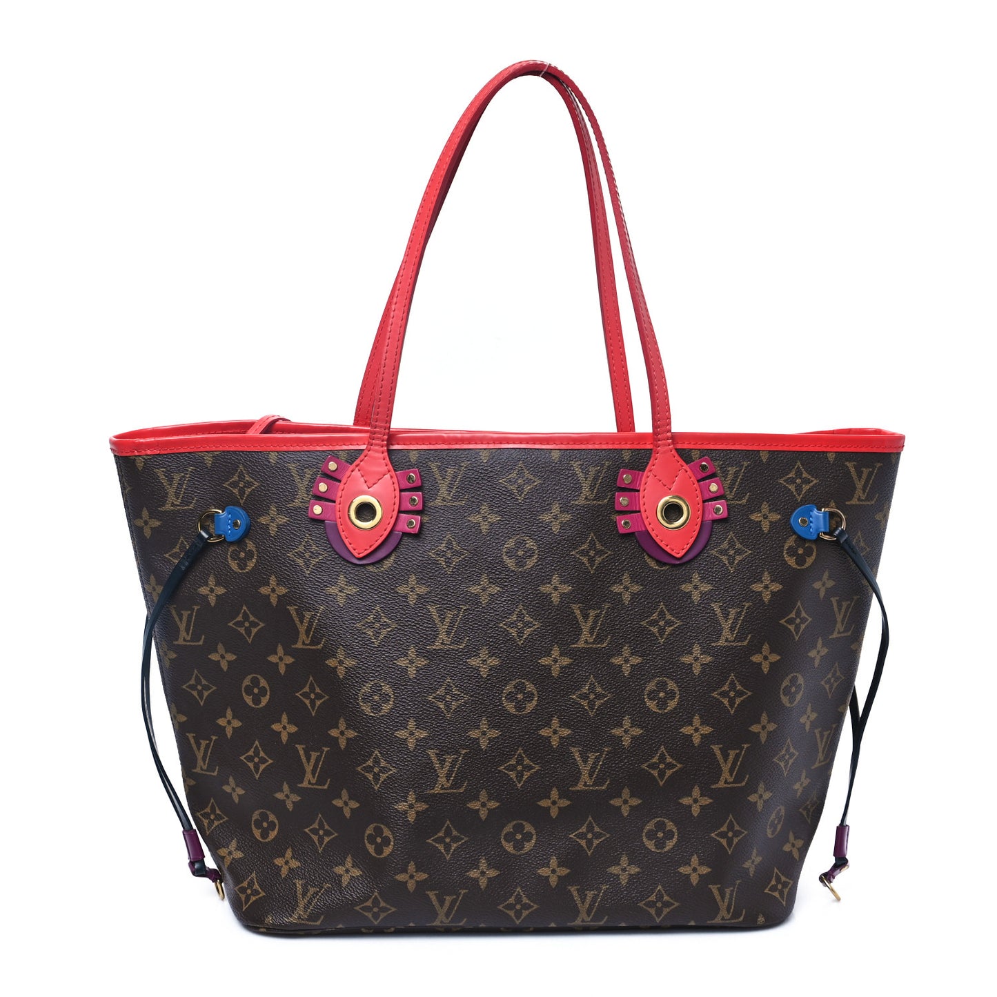 Monogram Totem Neo Neverfull MM Flamingo