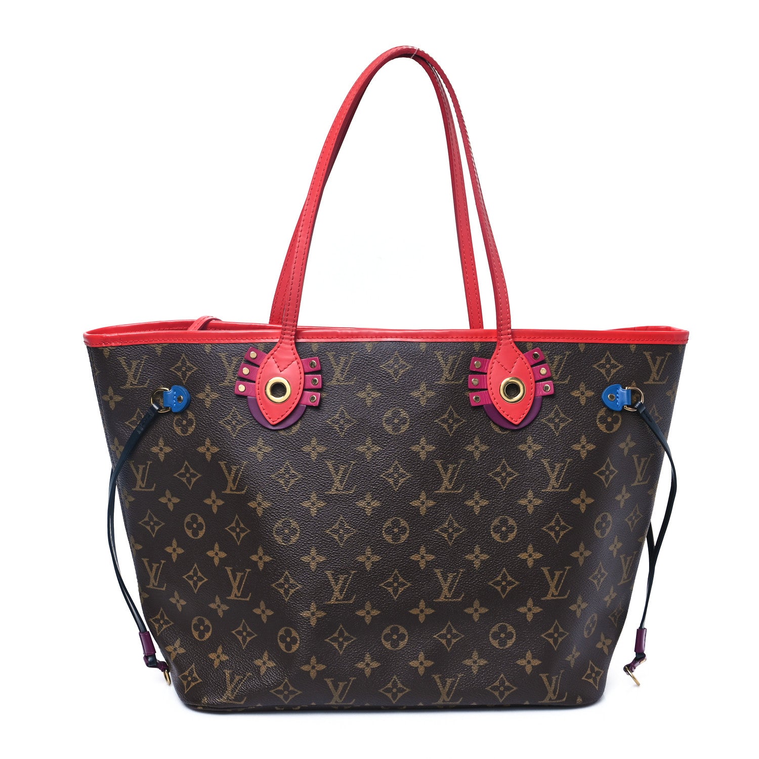 Louis Vuitton Monogram Totem Neo Neverfull MM Flamingo 1 of 11