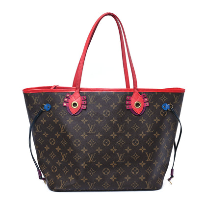 Louis Vuitton Monogram Totem Neo Neverfull MM Flamingo 1 of 11
