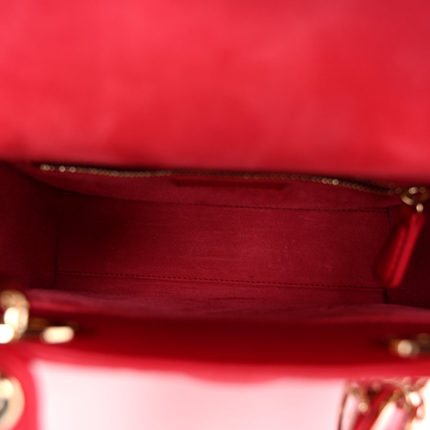 Lambskin Cannage Small My ABCDior Lady Dior Fraise