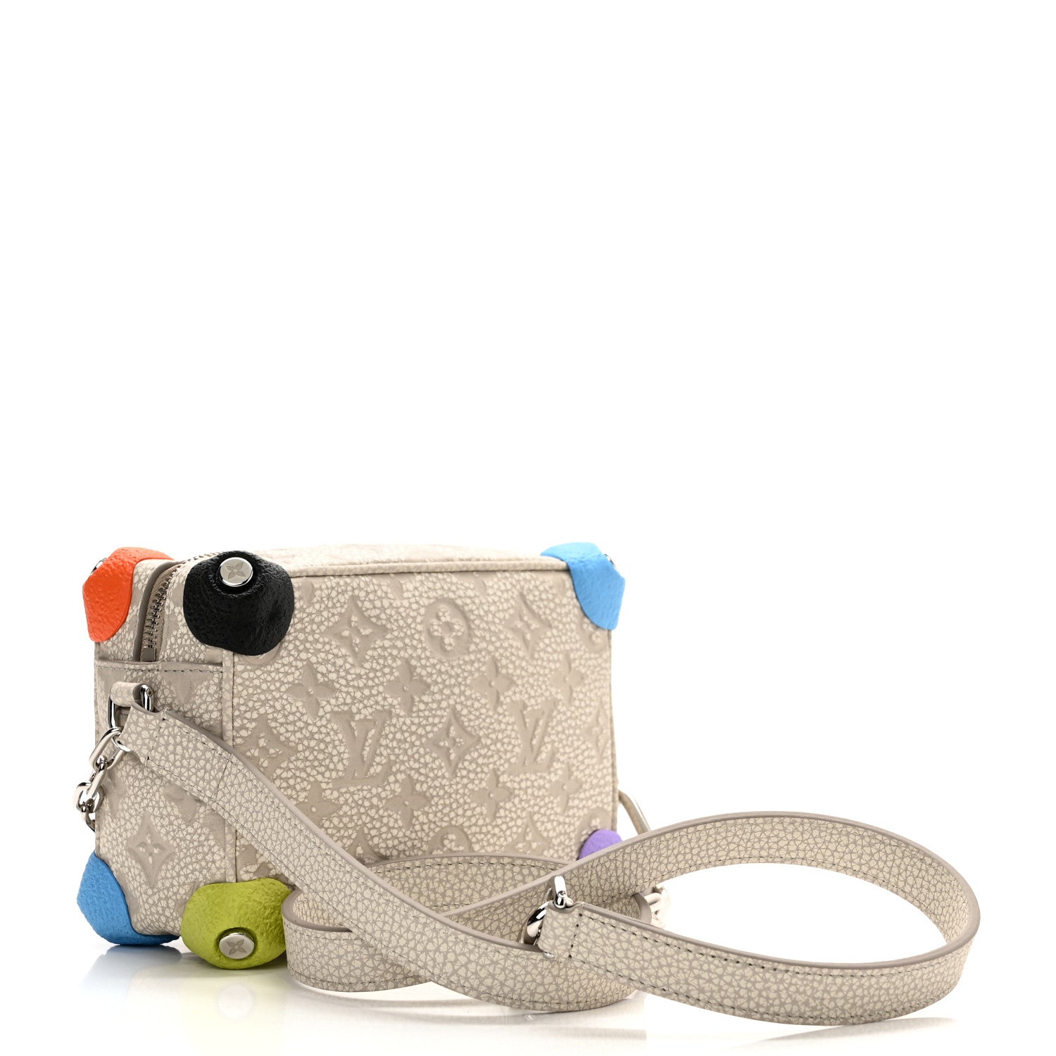 Louis Vuitton Taurillon Embossed Mini Soft Trunk Calk 3 of 10