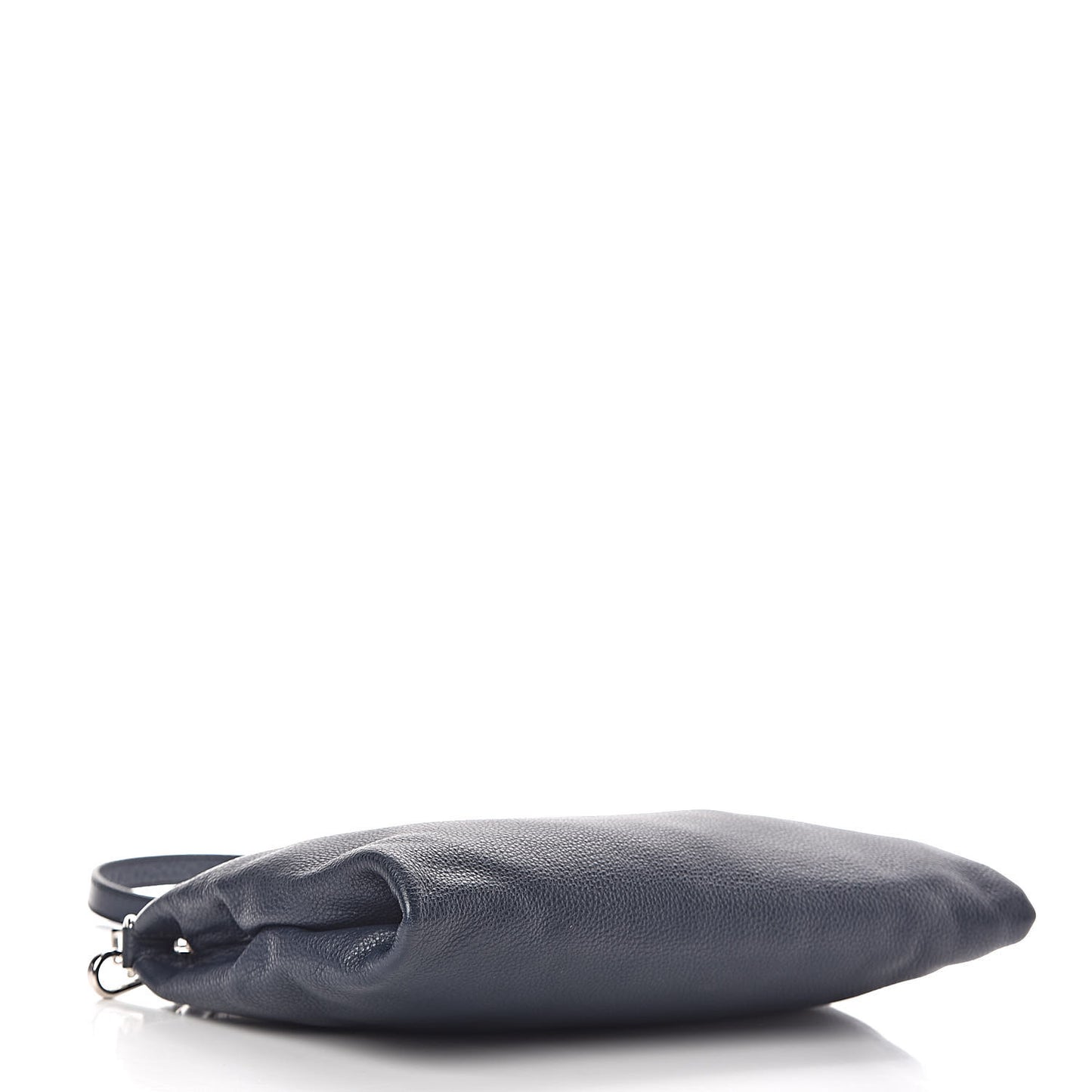 Vitello Daino Zippered Crossbody Bag Baltico