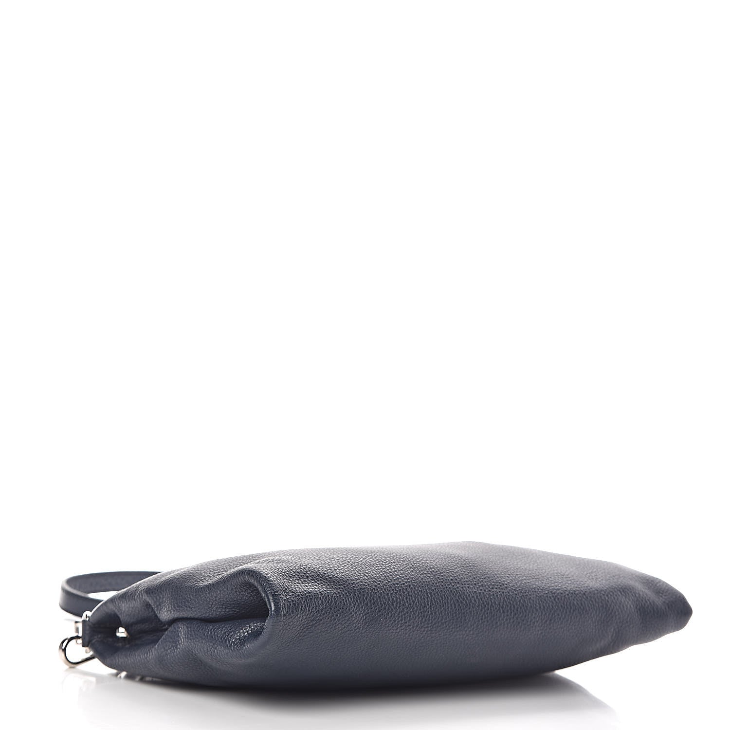 Prada Vitello Daino Zippered Crossbody Bag Baltico 4 of 13