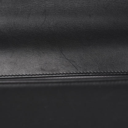Chanel Calfskin Chevron Quilted New Medium Boy Flap Black 14 of 15
