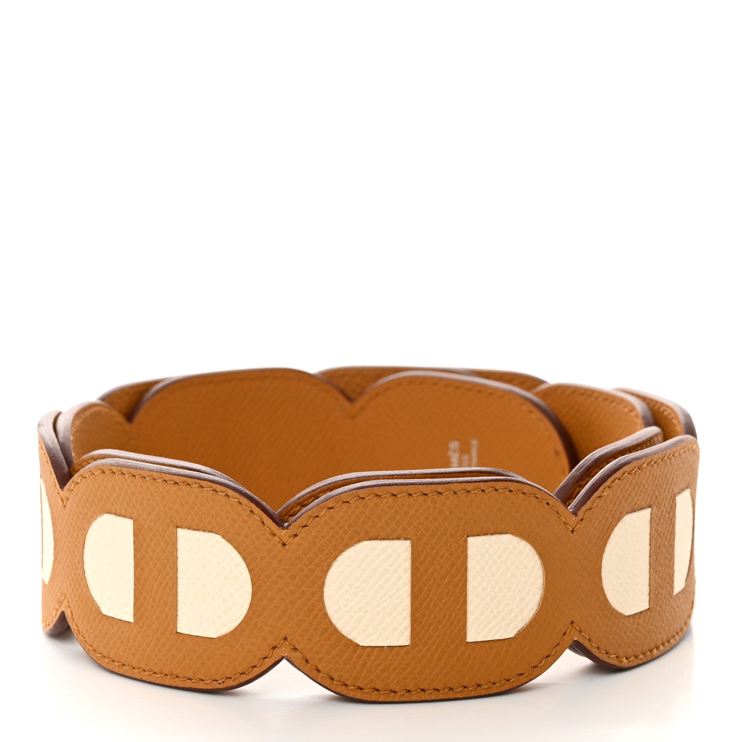 Hermes Epsom Maillons Shoulder Strap Sesame Nata 2 of 6