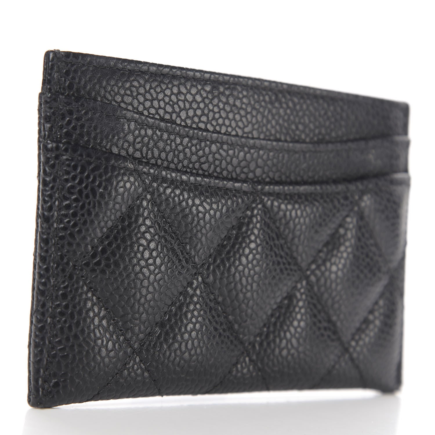 Chanel Caviar Quilted Card Holder Black 3 of 9