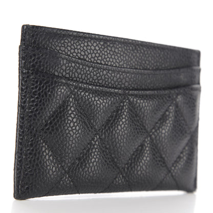 Chanel Caviar Quilted Card Holder Black 3 of 9