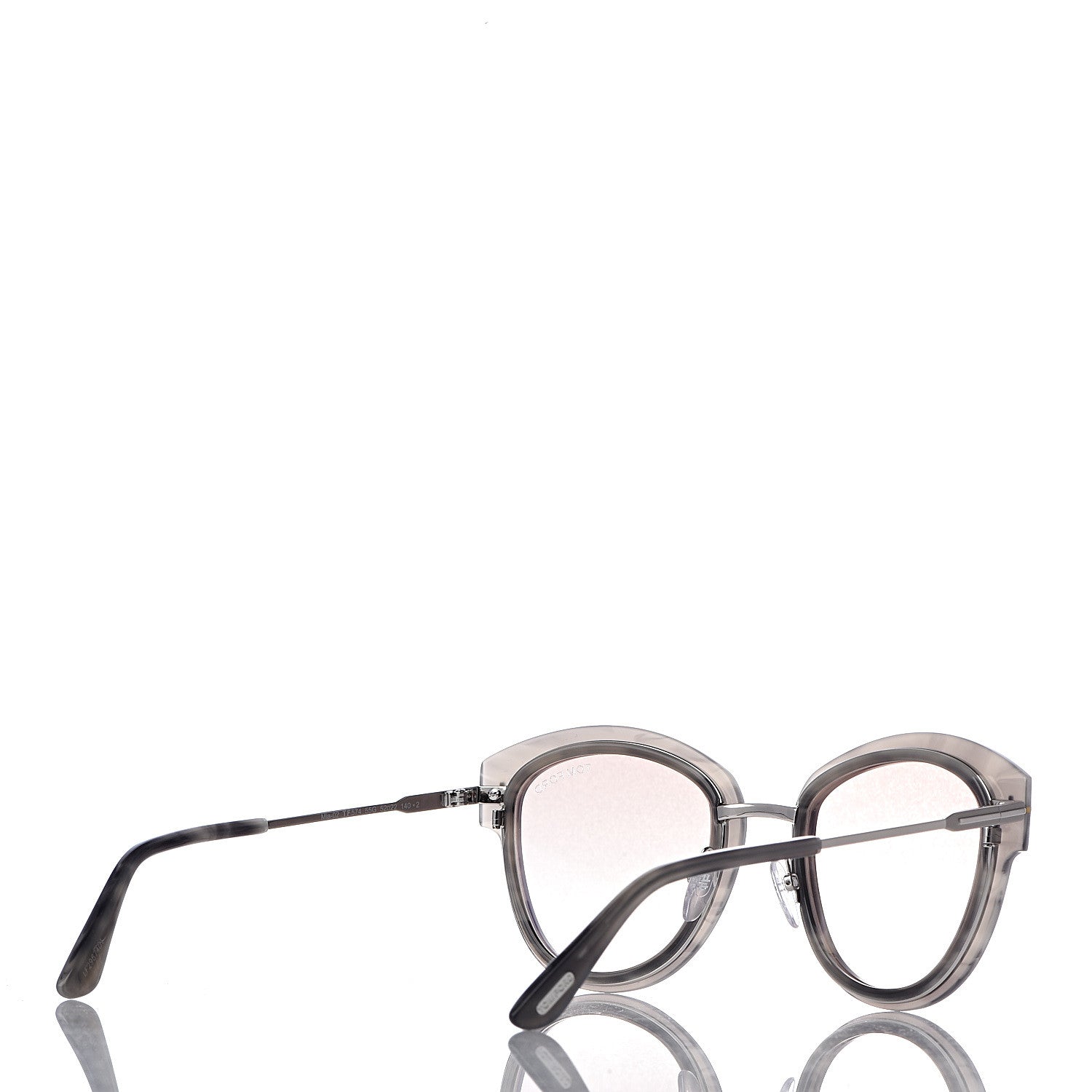 Tom Ford Mia Soft Rounded Sunglasses TF574 Havana 4 of 7
