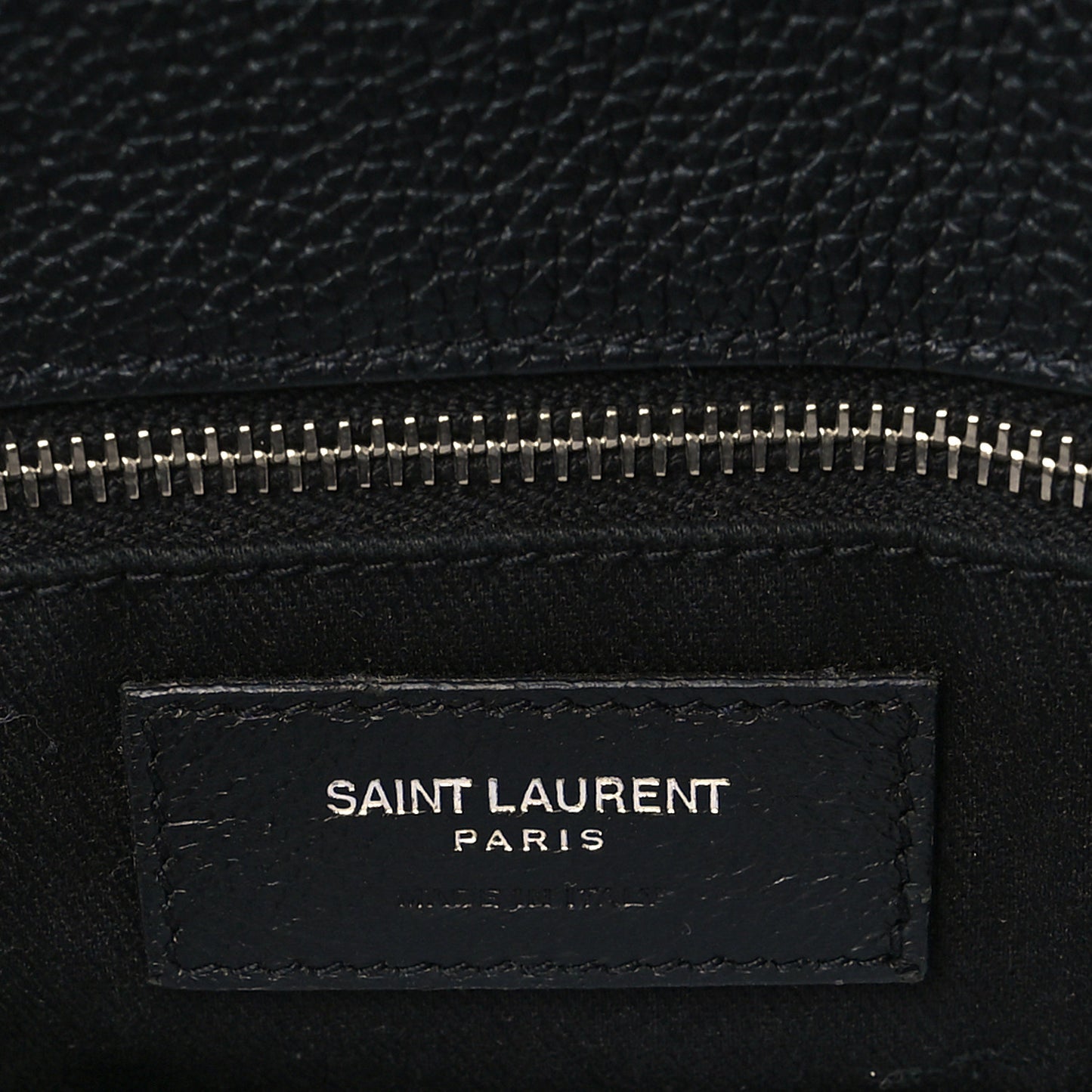 Grained Calfskin Small Supple Sac De Jour Duffle Black