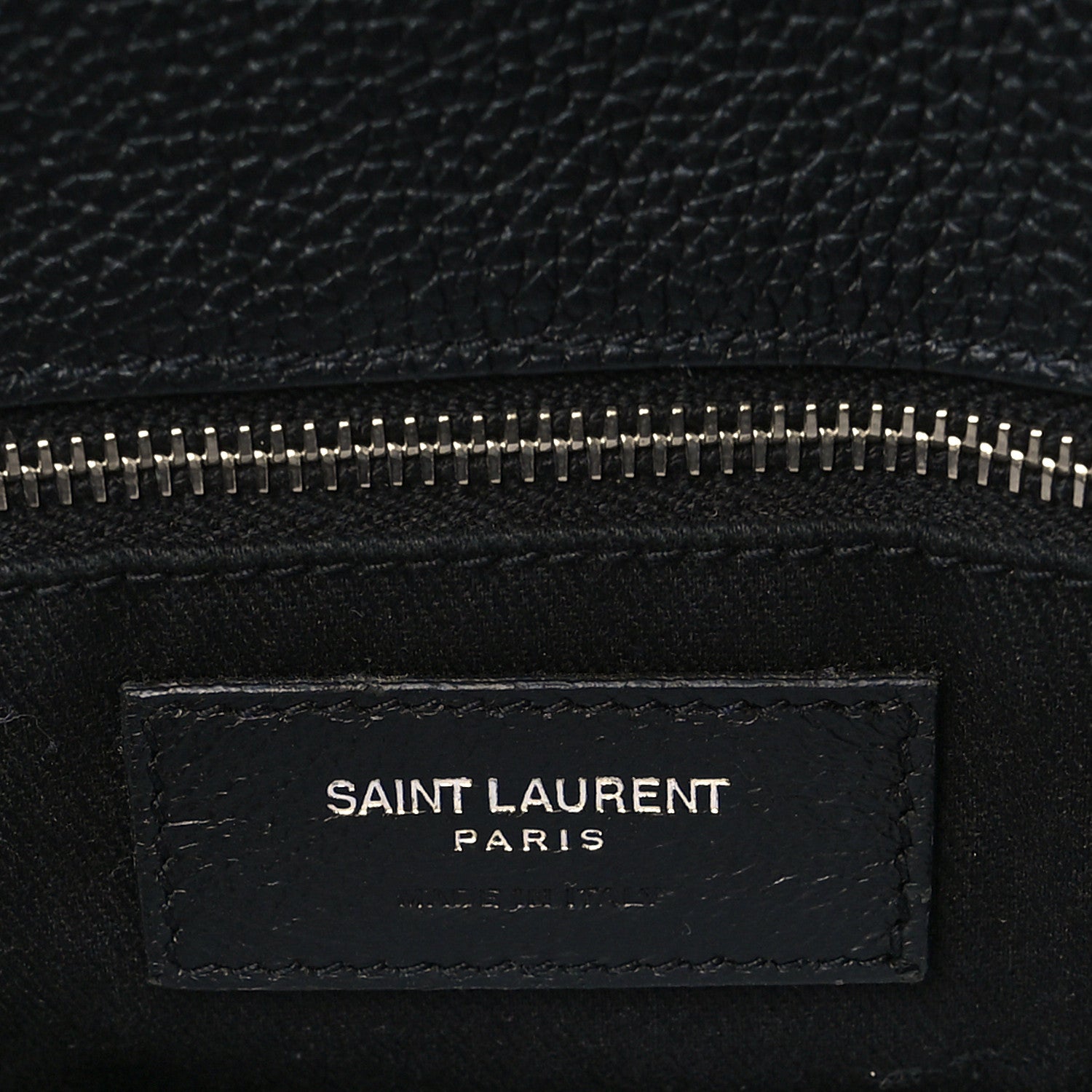 Saint Laurent Grained Calfskin Small Supple Sac De Jour Duffle Black 6 of 9