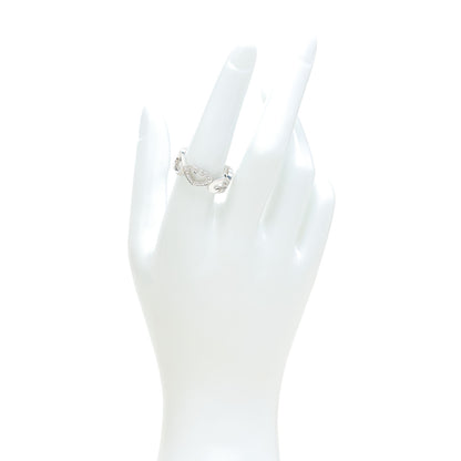 Cartier 18K White Gold Diamond Hearts and Symbols Ring 56 7.5 2 of 5