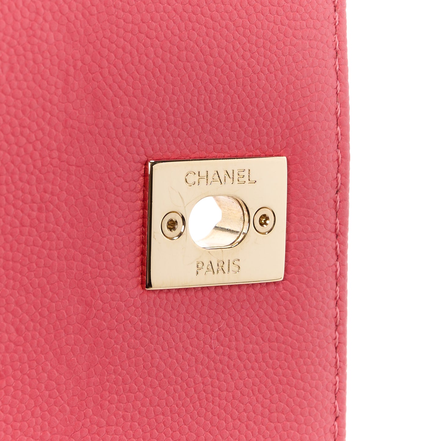 Caviar Quilted Small Business Affinity Flap Pink