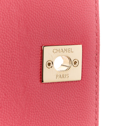 Chanel Caviar Quilted Small Business Affinity Flap Pink 8 of 13