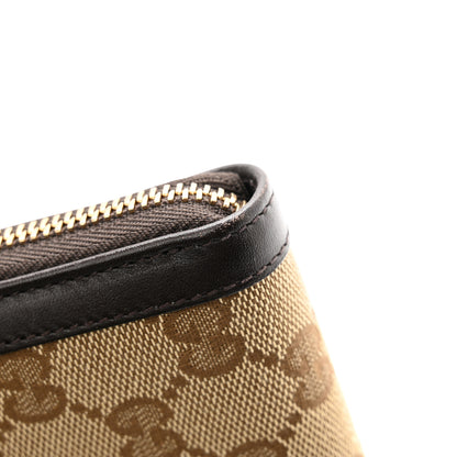 Gucci Monogram Margaux Calfskin Sukey Zip Around Wallet Beige Ebony Cocoa 10 of 13