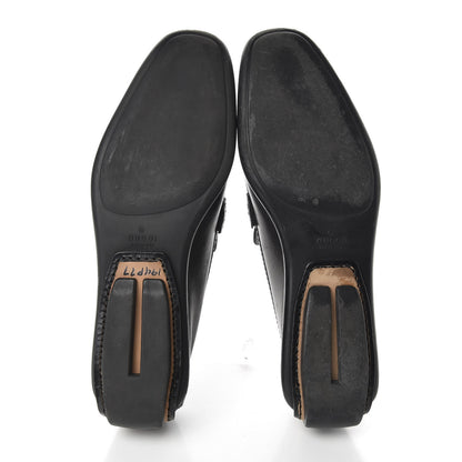 Gucci Calfskin Mens Horsebit Driver Loafers 8 Black 5 of 10