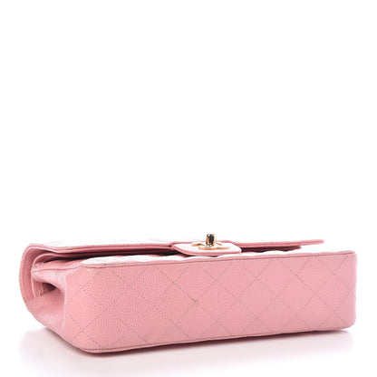 Chanel Caviar Quilted Medium Double Flap Pink 5 of 9