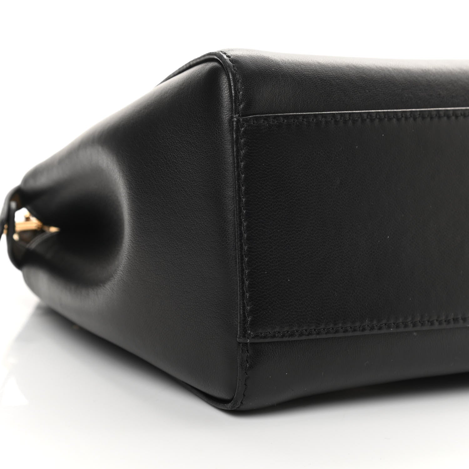 Fendi Nappa Mini Peekaboo Iconic Satchel Black 10 of 12
