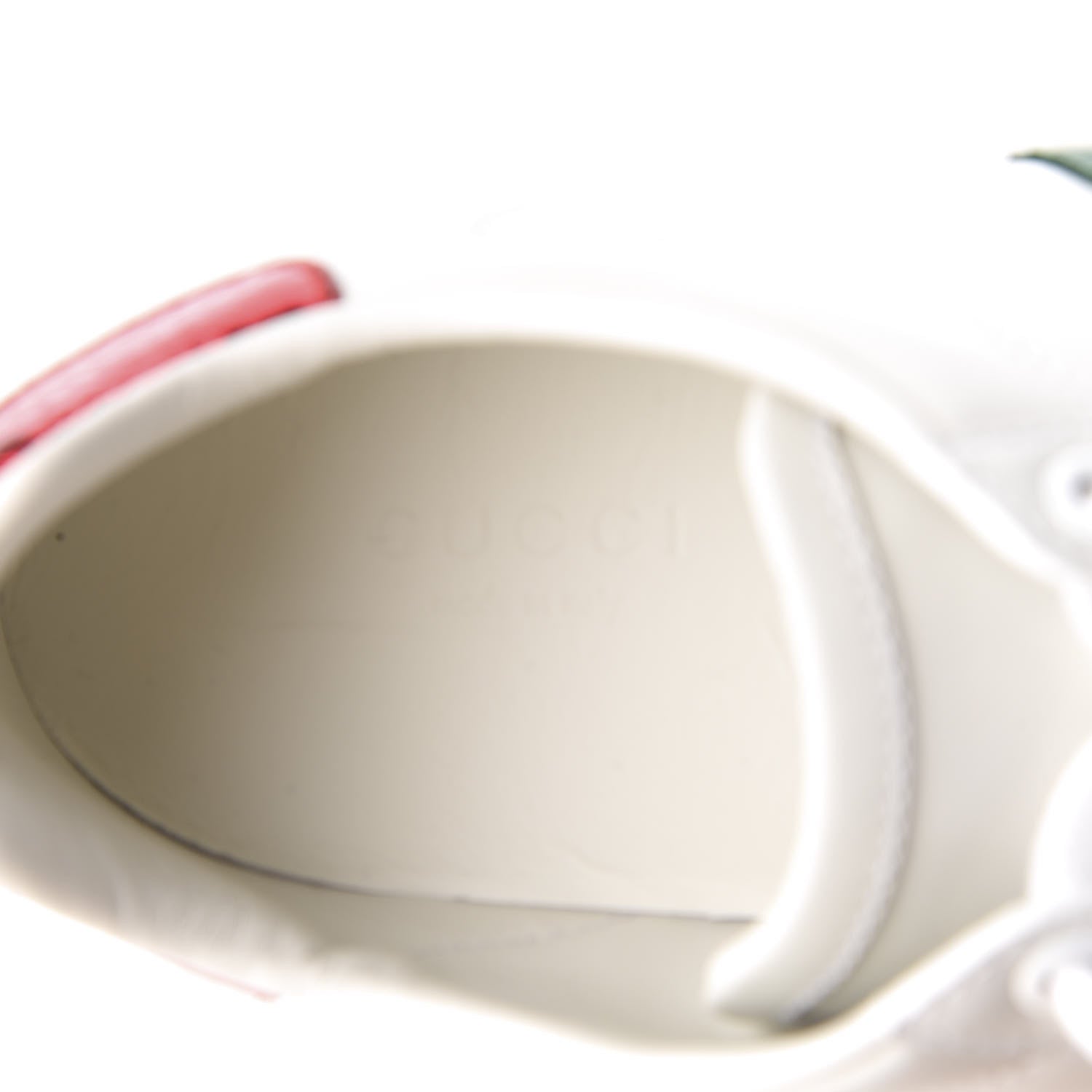 Gucci Calfskin Web Pearl Studded Womens Ace Sneakers 35 White 8 of 11