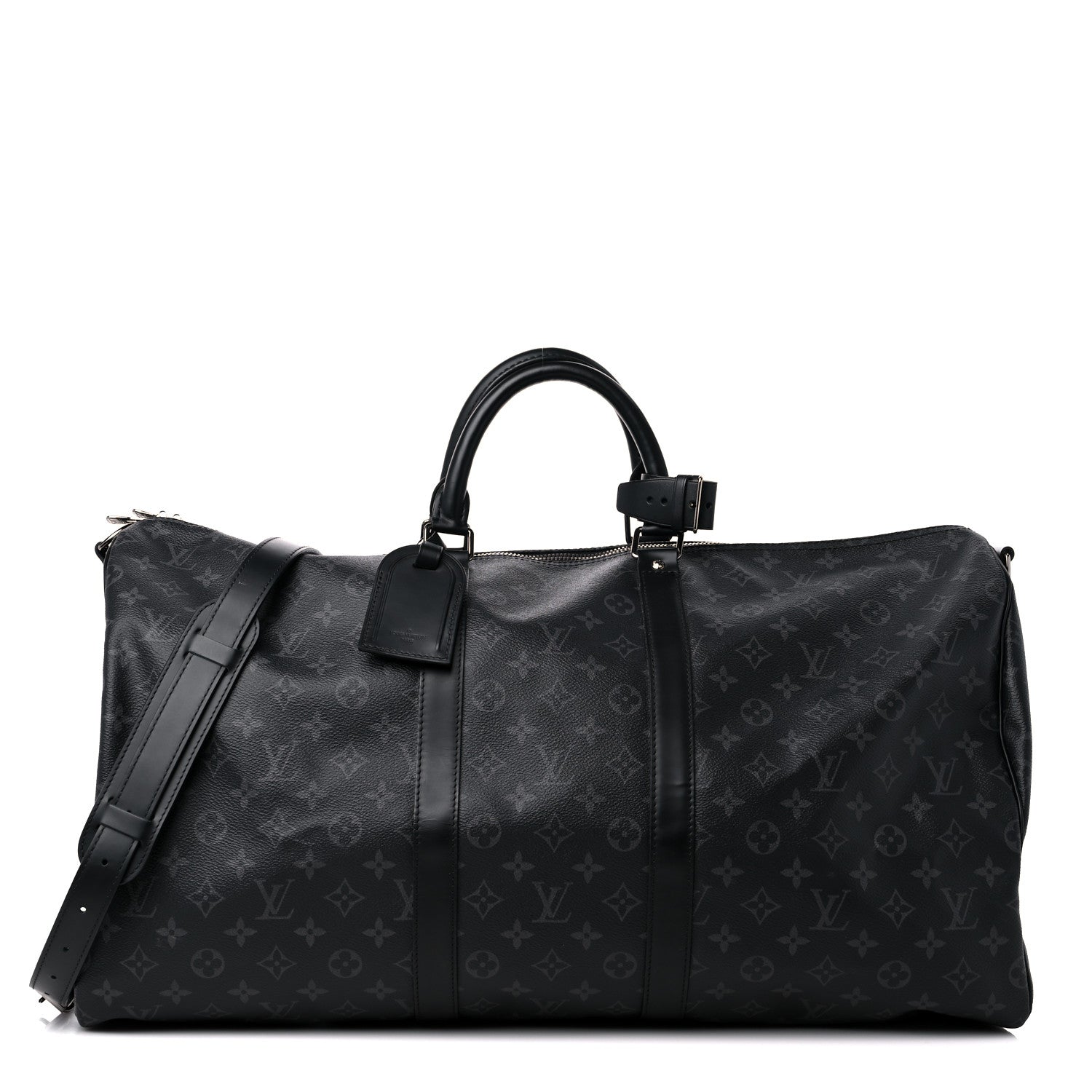 Louis Vuitton Monogram Eclipse Keepall Bandouliere 55 1 of 9