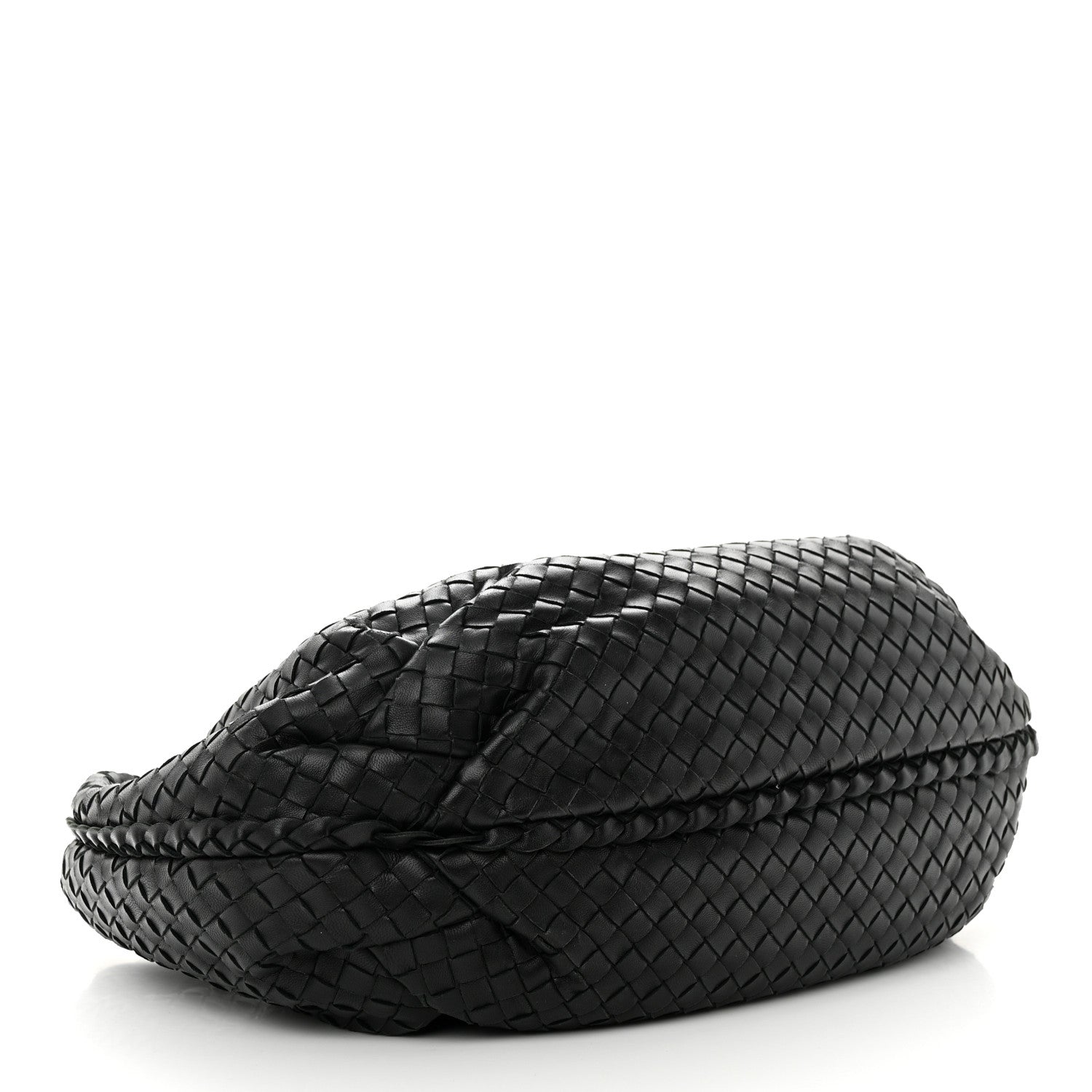 Bottega Veneta Nappa Intrecciato Medium Belly Veneta Hobo Black 4 of 9