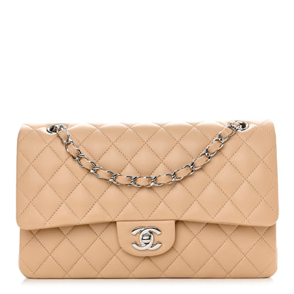 Chanel Lambskin Quilted Medium Double Flap Beige 1 of 10