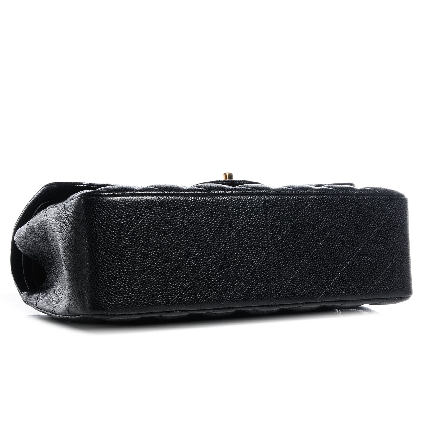 Caviar Jumbo Double Flap Black