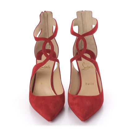Christian Louboutin Veau Velours Rosas 85 Pumps 38.5 Loubi 2 of 8